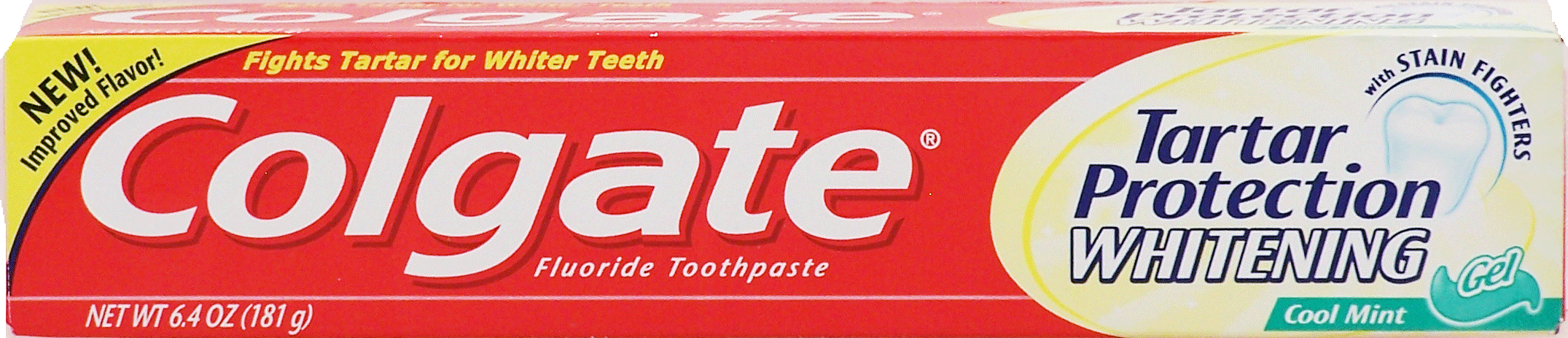 Colgate&nbsp;&nbsp;fluoride toothpaste, tartar control whitening, cool mint Full-Size Picture